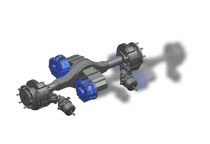 分散动力轮边驱动系统